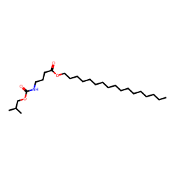 .GAMMA.-aminobutyric acid, n-isobutoxycarbonyl-, heptadecyl ester