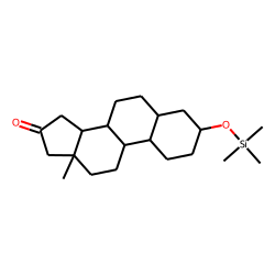 3«beta»-Hydroxy-5«alpha»-estran-16-one, TMS