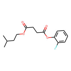 Succinic acid, 2-fluorophenyl 3-methylbutyl ester