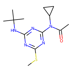 N-tert-Butyl-N'-acetyl-N'-cyclopropyl-6-methylsulfanyl-1,3,5-triazine-2,4-diamine