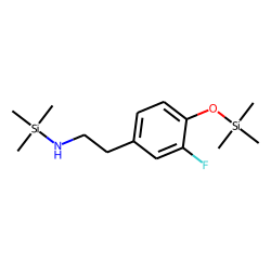 meta-Fluorotyramine, di-TMS