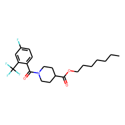 Isonipecotic acid, N-(4-fluoro-2-trifluoromethylbenzoyl)-, heptyl ester