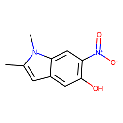 6-Nitro-5-hydroxy-1,2-dimethylindole