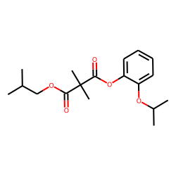 Dimethylmalonic acid, isobutyl 2-isopropoxyphenyl ester