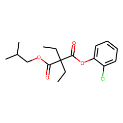 Diethylmalonic acid, 2-chlorophenyl isobutyl ester