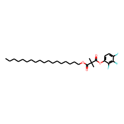 Dimethylmalonic acid, octadecyl 2,3,4-trifluorophenyl ester