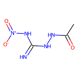 Acetic acid, (amino(nitroamino)methylene)hydrazide