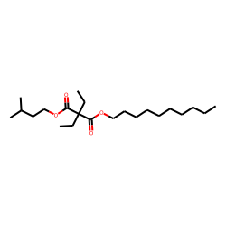 Diethylmalonic acid, decyl 3-methylbutyl ester