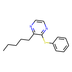 Pyrazine, 2-pentyl-3-phenylthio