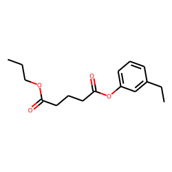 Glutaric acid, 3-ethylphenyl propyl ester