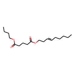 Glutraic acid, butyl cis-non-3-enyl ester