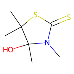4-Hydroxy-3,4,5,5-tetra-methylthiazolidine-2-thione