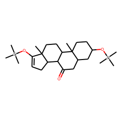 3«beta»-Hydroxy-5«alpha»-androstane-7,17-dione, TMS