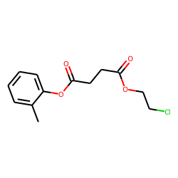 Succinic acid, 2-methylphenyl 2-chloroethyl ester