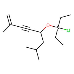Silane, chlorodiethyl(2,7-dimethyloct-1-en-3-yn-5-yloxy)-