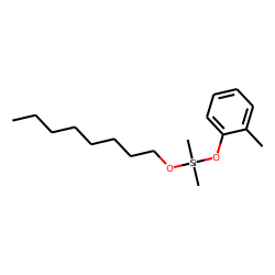 Silane, dimethyl(2-methylphenoxy)octyloxy-