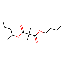 Dimethylmalonic acid, butyl 2-pentyl ester