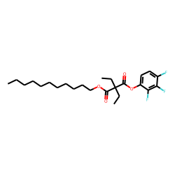 Diethylmalonic acid, 2,3,4-trifluorophenyl undecyl ester