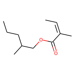 2-Methylpentyl (E)-2-methylbut-2-enoate