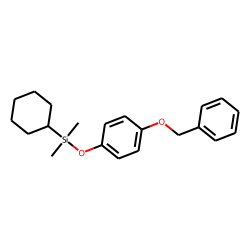 4-Benzyloxy-1-cyclohexyldimethylsilyloxybenzene