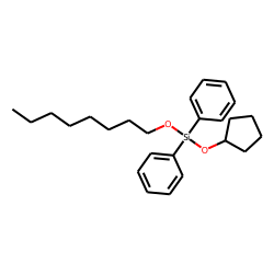 Silane, diphenylcyclopentyloxyoctyloxy-