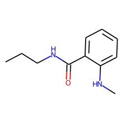 Benzamide, o-(methylamino)-n-n-propyl-