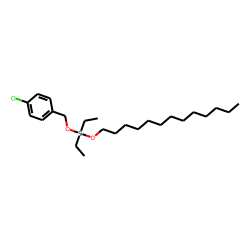 Silane, diethyl(4-chlorobenzyloxy)tridecyloxy-