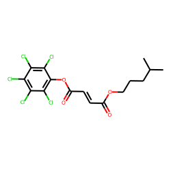 Fumaric acid, isohexyl pentachlorophenyl ester
