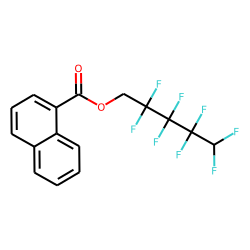 1-Naphthoic acid, 2,2,3,3,4,4,5,5-octafluoropentyl ester