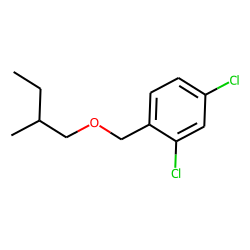 2,4-Dichlorobenzyl alcohol, 2-methylbutyl ether