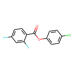 2,4-Difluorobenzoic acid, 4-chlorophenyl ester