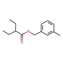 2-Ethylbutyric acid, 3-methylbenzyl ester