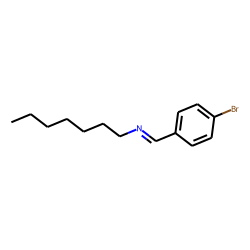 p-bromobenzylidene-heptyl-amine