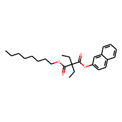 Diethylmalonic acid, 2-naphthyl octyl ester