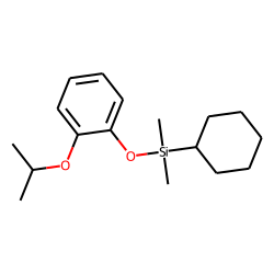 1-Cyclohexyldimethylsilyloxy-2-isopropoxybenzene
