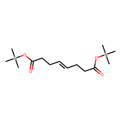 trans-4-Octenedioic acid, TMS