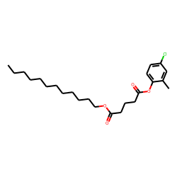 Glutaric acid, dodecyl 2-methyl-4-chlorophenyl ester