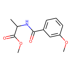 l-Alanine, N-(m-anisoyl)-, methyl ester