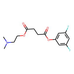 Succinic acid, 3,5-difluorophenyl 2-(dimethylamino)ethyl ester