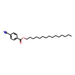 4-Cyanobenzoic acid, pentadecyl ester