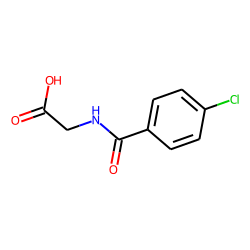 Hippuric acid, p-chloro-