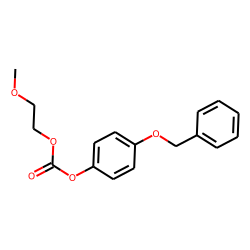 Carbonic acid, 2-methoxyethyl 4-benzyloxyphenyl ester