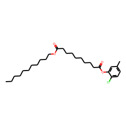 Sebacic acid, 2-chloro-5-methylphenyl undecyl ester