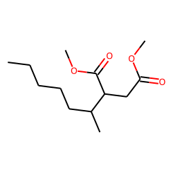 (1-Methylhexyl)succinic acid, methyl ester