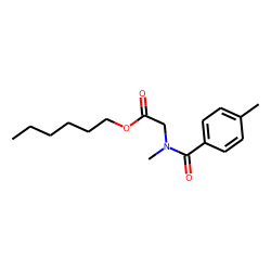 Sarcosine, N-(4-methylbenzoyl)-, hexyl ester