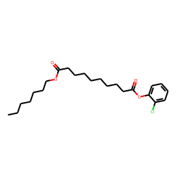 Sebacic acid, 2-chlorophenyl heptyl ester