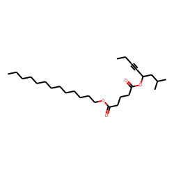 Glutaric acid, 2-methyloct-5-yn-4-yl tridecyl ester