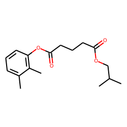Glutaric acid, 2,3-dimethylphenyl isobutyl ester