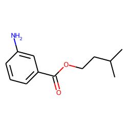 Benzoic acid, 3-amino-, 3-methylbutyl ester