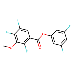 2,4,5-Trifluoro-3-methoxybenzoic acid, 3,5-difluophenyl ester